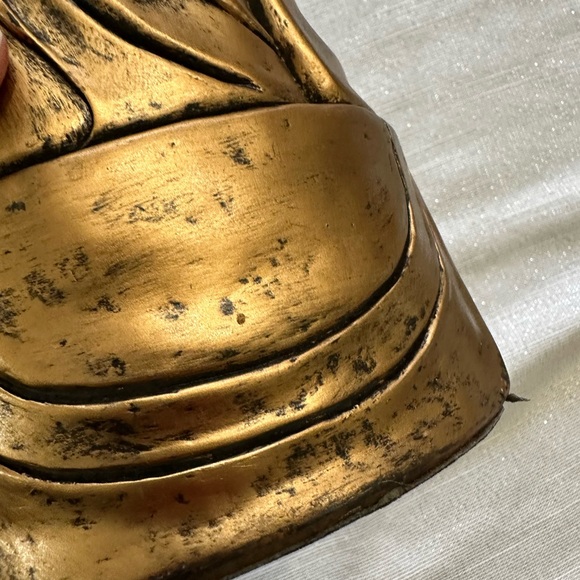 Vintage Buddha Gold/Brass Finished Resin - Picture 6 of 9